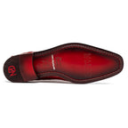 genuine caiman crocodile dress Shoes monk strap Rovigo Red