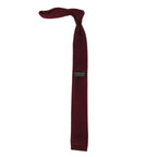 Men's Vitorofolo Italy Slim Tie Woven Fabric Fashionable RS-3 Burgundy