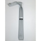 Men's Vitorofolo Italy Slim Skinny Tie Woven Knitted Fabric Fashionable RS-8 Silver