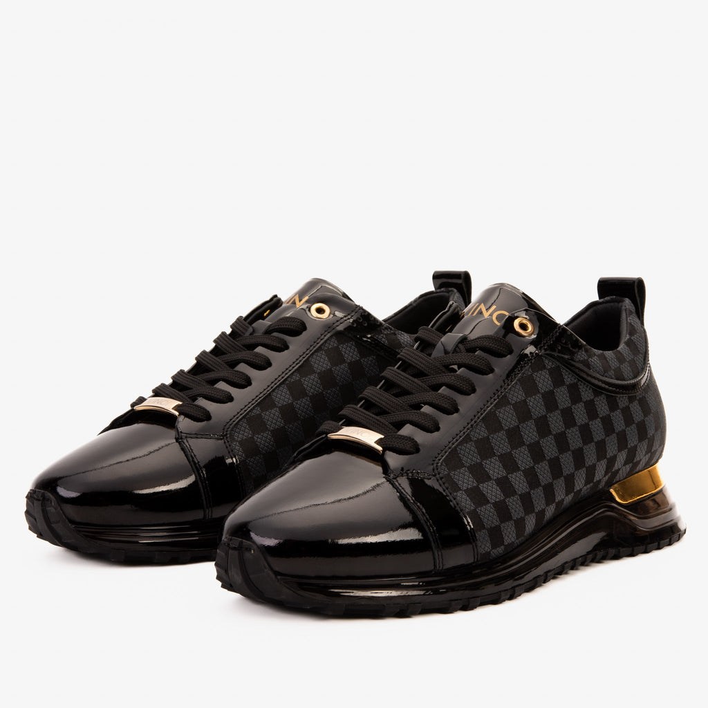 Vinci The Monte Carlo Black Checkered Men Sneaker Limited Edition