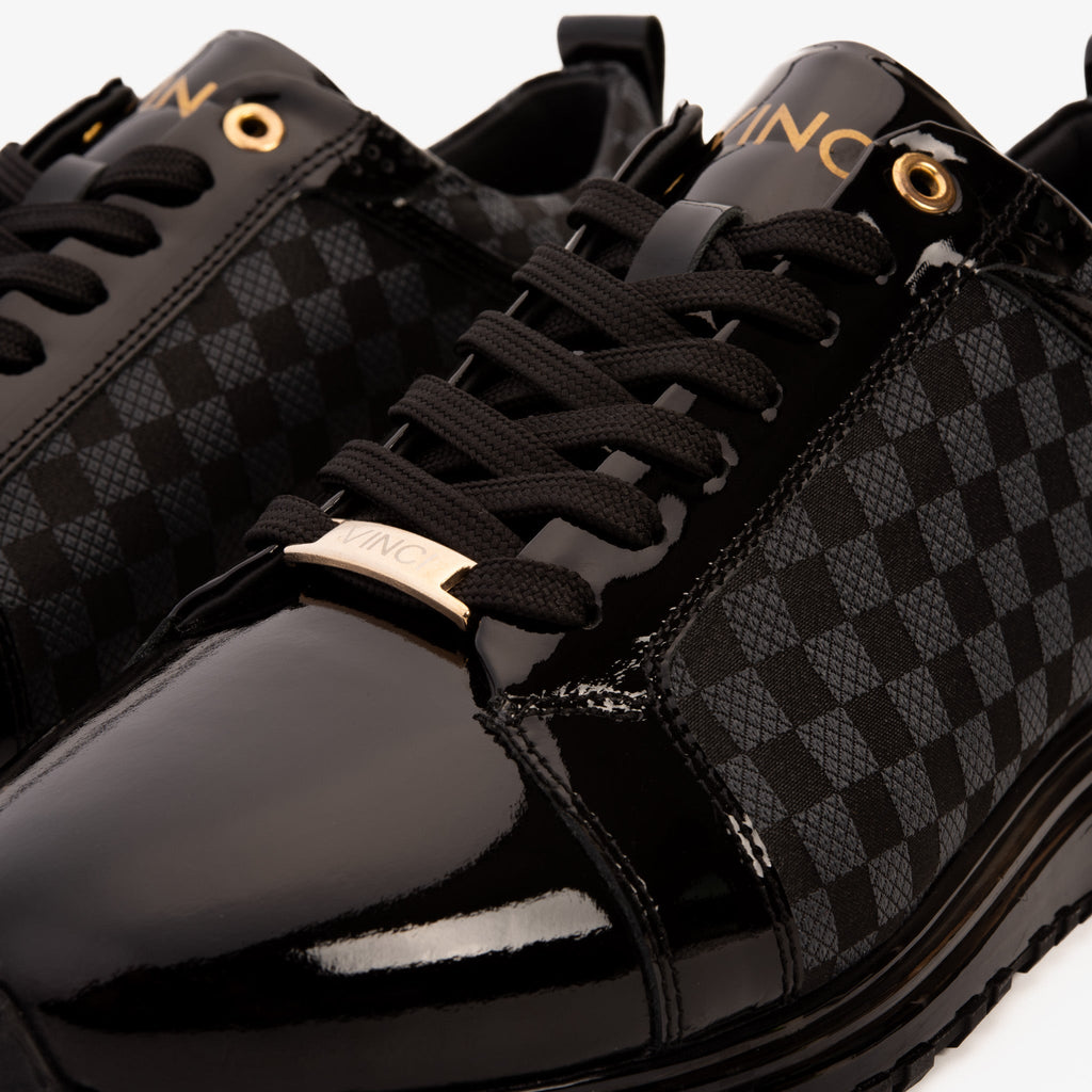 Vinci The Monte Carlo Black Checkered Men Sneaker Limited Edition