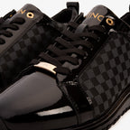 Vinci The Monte Carlo Black Checkered Men Sneaker Limited Edition
