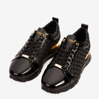 Vinci The Monte Carlo Black Checkered Men Sneaker Limited Edition
