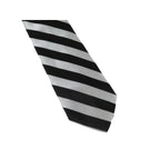 Men's Stacy Adams Tie and Hankie Set Fancy Woven Silky Satin #SAT101 Black