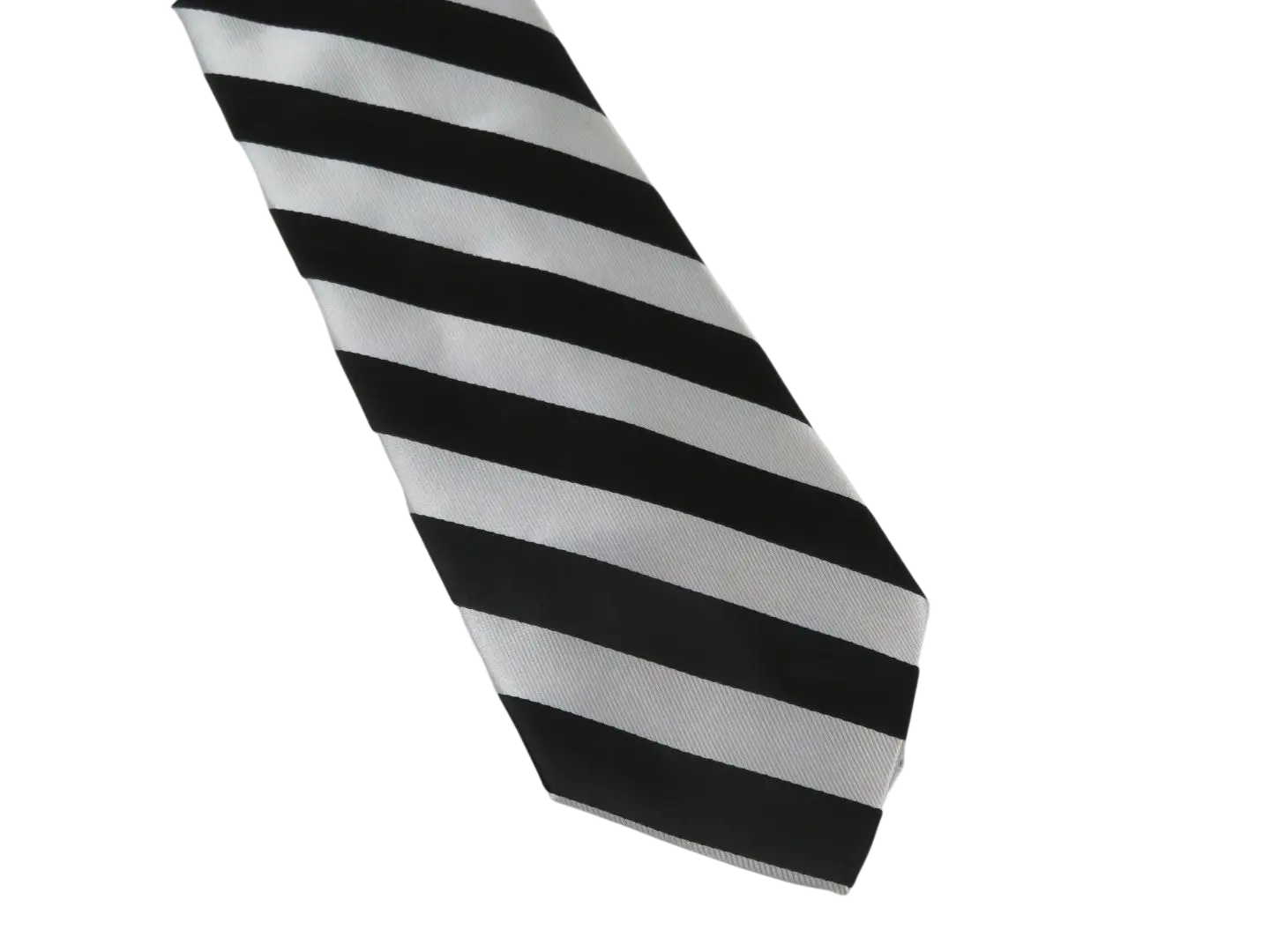 Men's Stacy Adams Tie and Hankie Set Fancy Woven Silky Satin #SAT101 Black