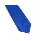 Men's Stacy Adams Tie and Hankie Set Woven Silky Satin #SAT109 Royal Paisley