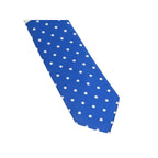 Men's Stacy Adams Tie and Hankie Set Woven Silky Satin #SAT127 Royal Polka Dot