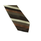 Men's Stacy Adams Tie and Hankie Set Fancy Woven Silky Satin #SAT135 Brown