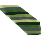 Men's Stacy Adams Tie and Hankie Set Fancy Woven Silky Satin #SAT50 Green