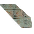 Men's Stacy Adams Tie and Hankie Set Fancy Woven Silky Satin #SAT54 Green