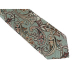 Men's Stacy Adams Tie and Hankie Set Fancy Woven Silky Satin #SAT55 Green
