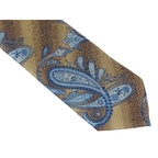Men's Stacy Adams Tie and Hankie Set Fancy Woven Silky Satin #SAT58 Brown
