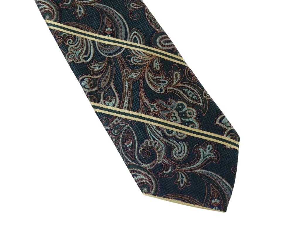 Men's Stacy Adams Tie and Hankie Set Fancy Woven Silky Satin #SAT64 Charcoal