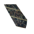 Men's Stacy Adams Tie and Hankie Set Fancy Woven Silky Satin #SAT64 Charcoal