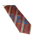 Men's Stacy Adams Tie and Hankie Set Fancy Woven Silky Satin #SAT74 Rust