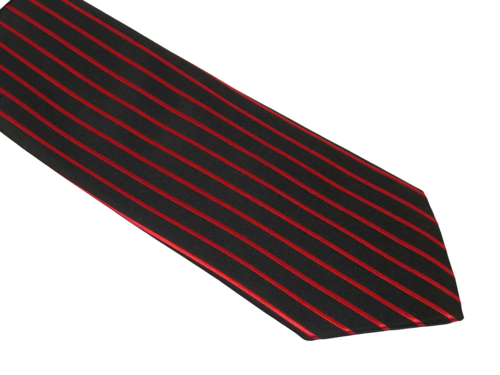 Men's Stacy Adams Tie and Hankie Set Fancy Woven Silky Satin #SAT75 Red