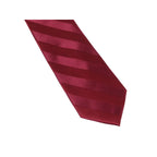 Men's Stacy Adams Tie and Hankie Set Fancy Woven Silky Satin #SAT89 Burgundy