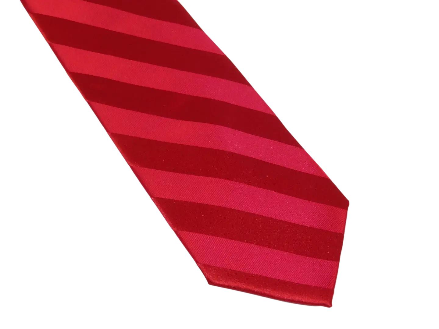 Men's Stacy Adams Tie and Hankie Set Fancy Woven Silky Satin #SAT90 Red