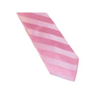 Men's Stacy Adams Tie and Hankie Set Fancy Woven Silky Satin #SAT92 Pink