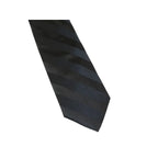 Men's Stacy Adams Tie and Hankie Set Fancy Woven Silky Satin #SAT94 Black