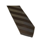 Men's Stacy Adams Tie and Hankie Set Fancy Woven Silky Satin #SAT97 Brown