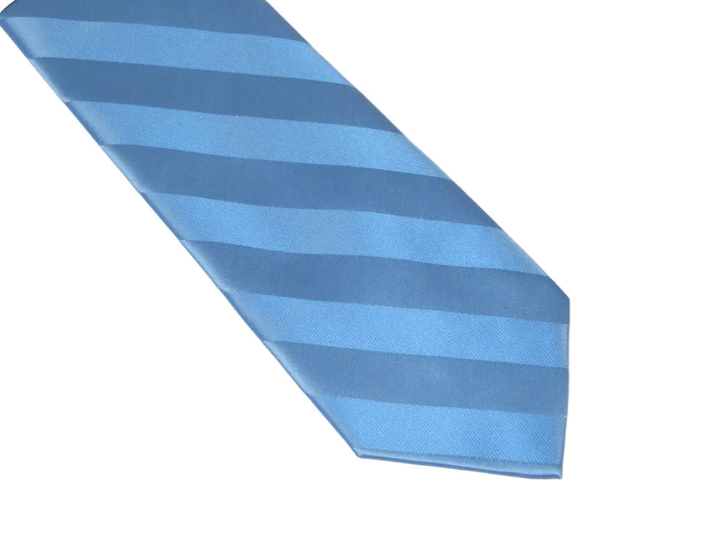 Men's Stacy Adams Tie and Hankie Set Fancy Woven Silky Satin #SAT98 Blue