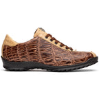 Hand painted big block alligator scales Sneaker Shoes Saulo Orix