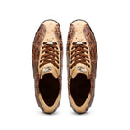 Hand painted big block alligator scales Sneaker Shoes Saulo Orix
