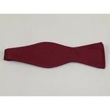 Men's Self Bow Tie By Hand J.Valintin Collection Woven SBT5 Red