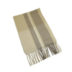 Scarf By J.Valintin Italian Luxurious 100% Wool Made In Italy #Scarf10 Beige Tan