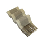 Scarf By J.Valintin Italian Luxurious 100% Wool Made In Italy #Scarf10 Beige Tan