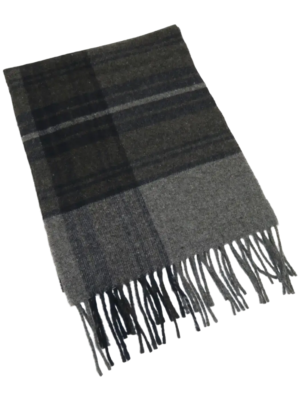 Scarf By J.Valintin Italian Luxurious 100% Wool Made In Italy #Scarf7 Charcoal