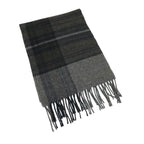 Scarf By J.Valintin Italian Luxurious 100% Wool Made In Italy #Scarf7 Charcoal