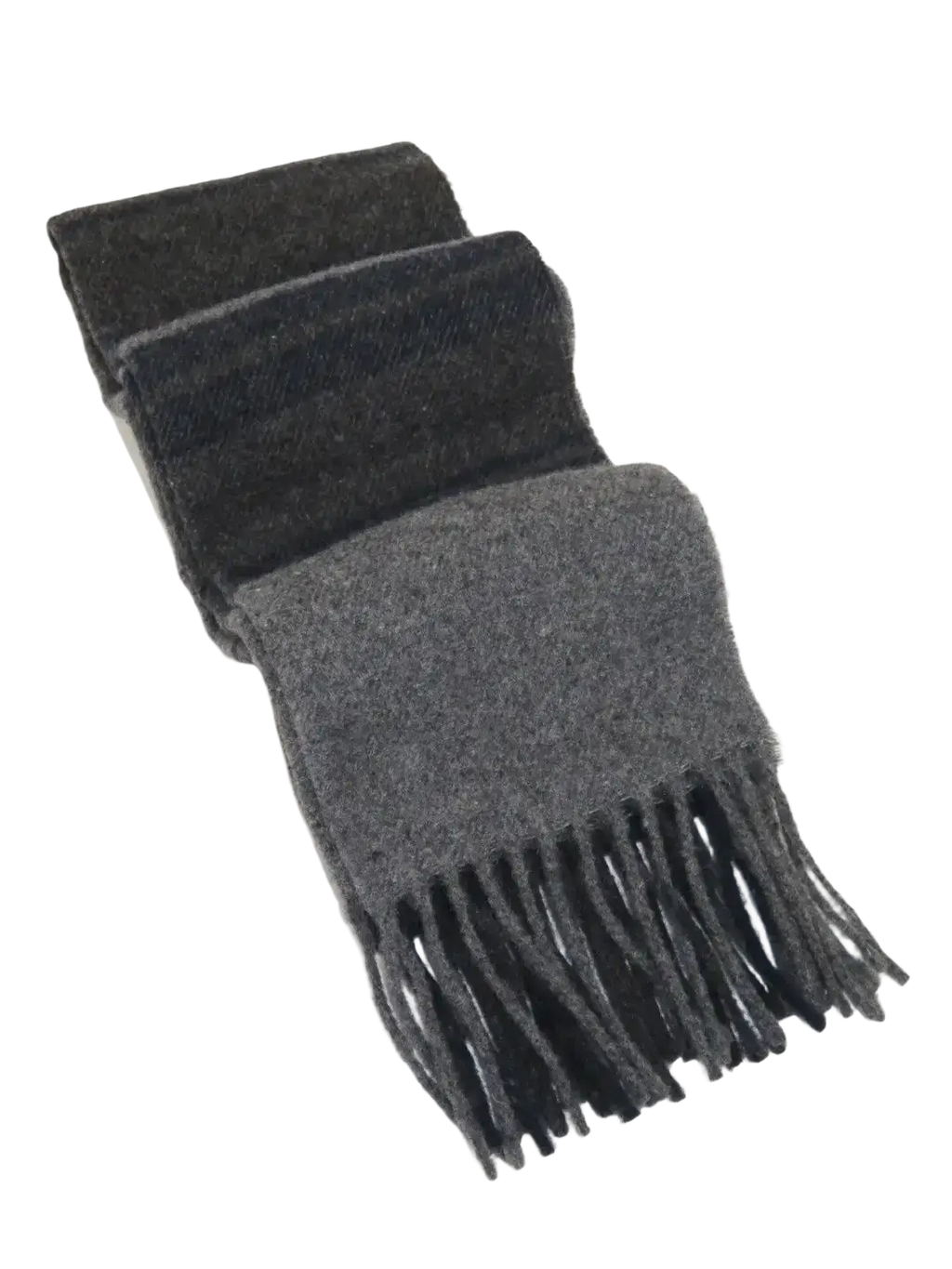 Scarf By J.Valintin Italian Luxurious 100% Wool Made In Italy #Scarf7 Charcoal