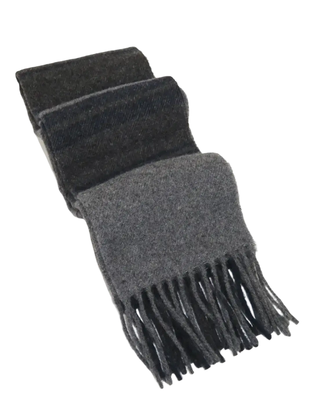 Scarf By J.Valintin Italian Luxurious 100% Wool Made In Italy #Scarf7 Charcoal