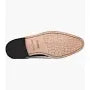 25537 Stacy Adams Leather Shoes Gennaro Wintip Ostrich Print Olive Green