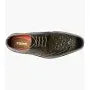 25537 Stacy Adams Leather Shoes Gennaro Wintip Ostrich Print Olive Green