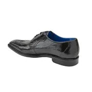 Belvedere Men Siena Dress Exotic shoes Formal Genuine Ostrich Leather 1463 black