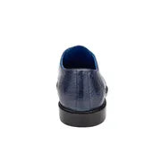 Belvedere Siena Men's Shoes Genuine Ostrich Lace up Navy 1463