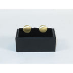 Cufflinks For French Cuff Shirts By Santino Luciano SL-5 Gold Plain Round