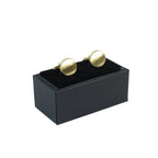 Cufflinks For French Cuff Shirts By Santino Luciano SL-5 Gold Plain Round