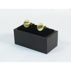 Cufflinks For French Cuff Shirts By Santino Luciano SL-5 Gold Plain Round