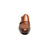 Stacy Adams Arthur Plain Toe Double Monk Strap Shoes Cognac 25654 - 221 - J.Valintin Men's Wear Legend - 25654 - 221 - 7