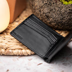 Genuine stingray Vallo Wallet Black