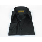 Men's CIERO MONTERO Turkey Cotton Shirt Long Point Callor Stn-15Sk Black