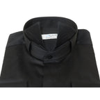 Mens CEREMONIA Tuxedo Formal Shirt 100% Cotton Turkey Slim Fit #stn 15 aty black