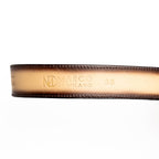 Marco Di Milano Caiman & Calfskin Western Texas Belt Stone Orix