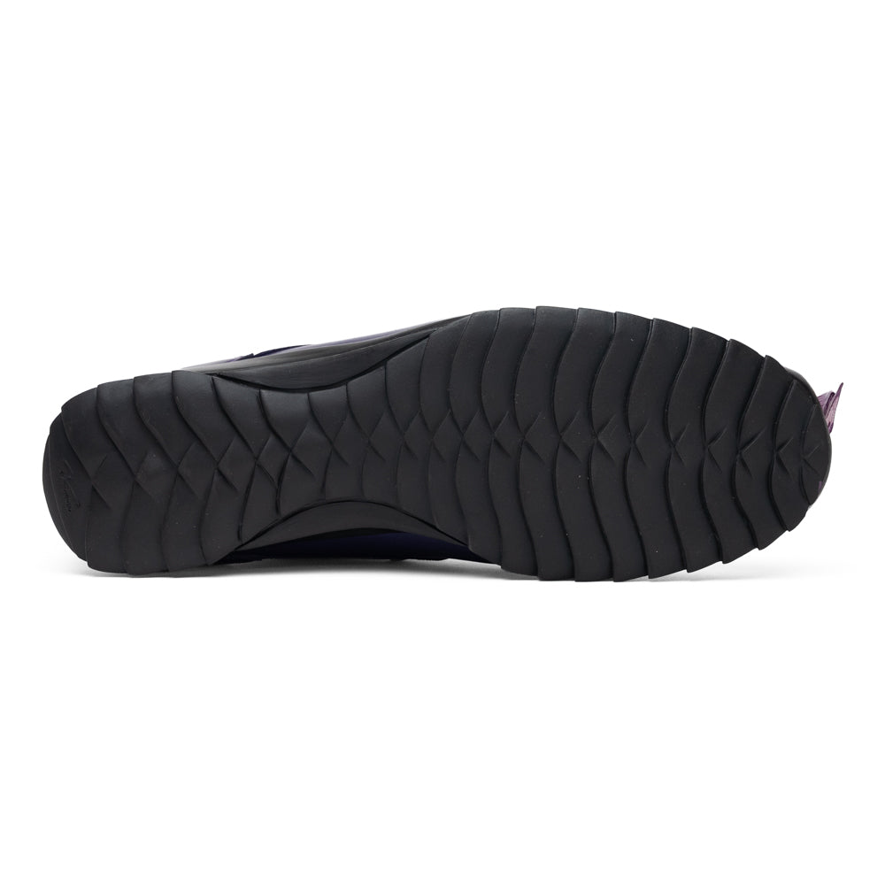 Genuine Hornback Caiman and Calf Leather Exotic Sneaker Udine Purple