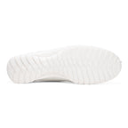Genuine Hornback Caiman and Calf Leather Exotic Sneaker Udine White
