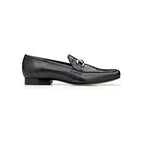 Belvedere Udine Shoes Genuine Caiman Crocodile and Lizard Loafer 1030 Black